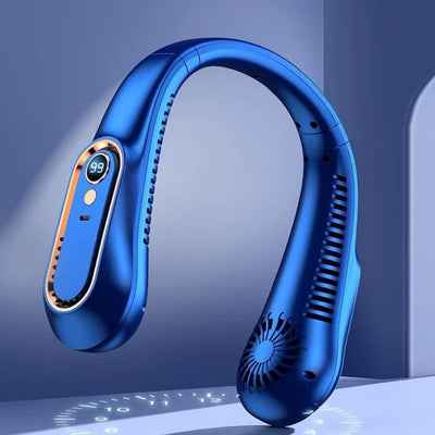 Outdoor Fan, Outdoor Cooling, Sports Cooling Hanging Neck Portable Fan，Running Portable Fan,Neck Fan 5 Adjustable, Hanging Neck Air Conditioning Fan,